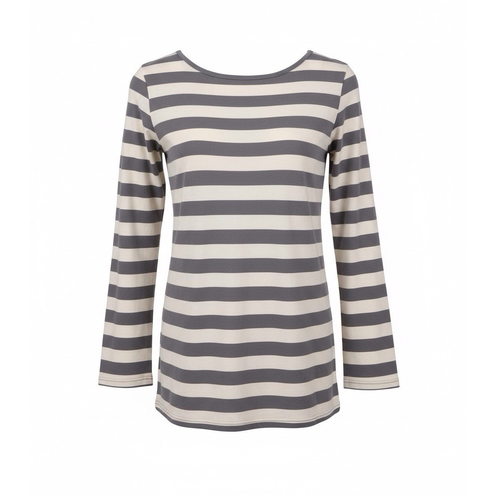 Matilda Jane Women XL Striped Tunic Top Long Sleeve Cotton Stretch Cottagecore